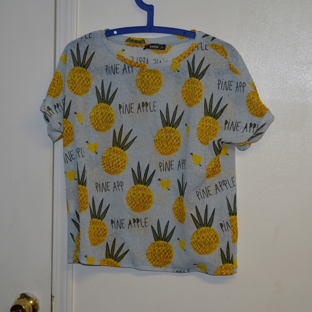 Pineapple Print Tee